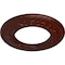 Ekena Millwork Salem Ceiling Medallion (Fits Canopies up to 7 1/8"), 13 1/4"OD x 7 1/8"ID x 7/8"P, Brushed Mahogany CM13SABMF - alternate 3